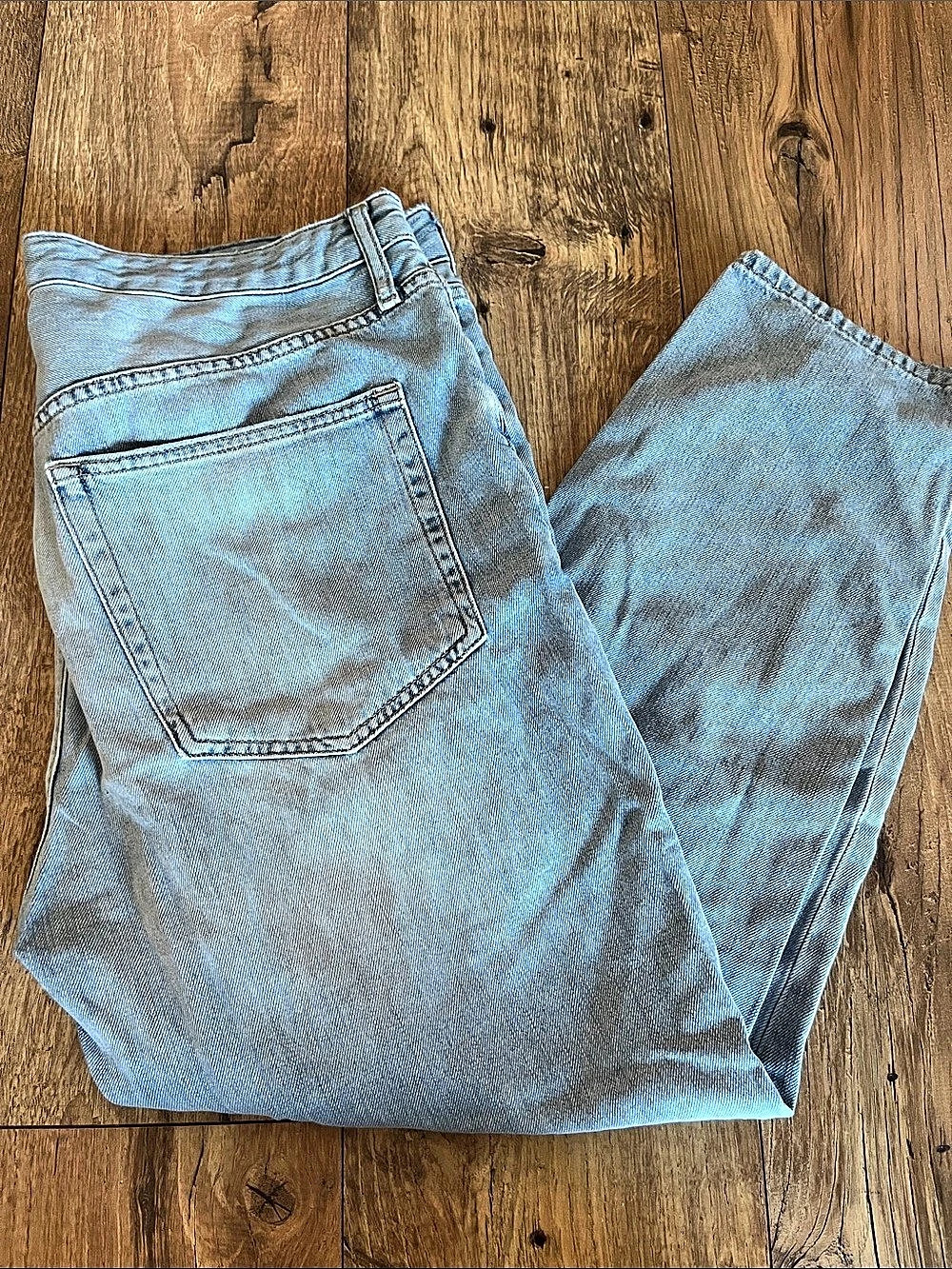 Topshop Hayden Women’s Distressed Jeans Waist 32 Blue
